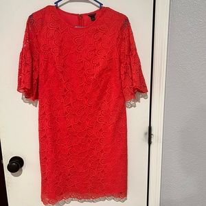 🍂 Ann Taylor Shift Lace Dress